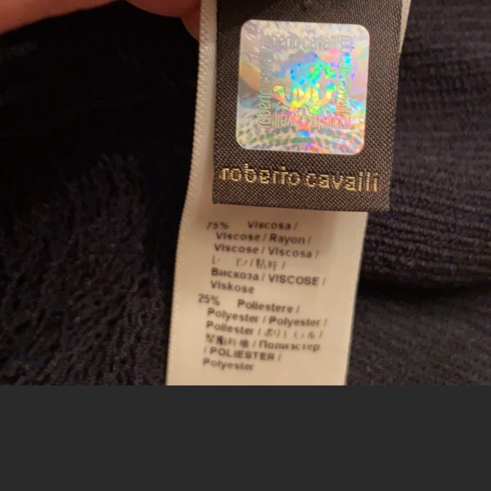 Roberto Cavalli Little Black Side Cutout Dress - 4 - Picture 6 of 7